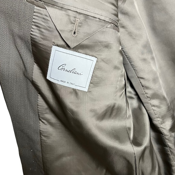 Corneliani 100% wool men’s 3 button gray tailored blazer - Picture 7 of 8